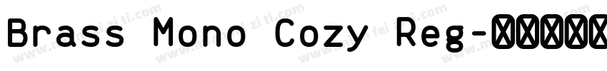 Brass Mono Cozy Reg字体转换